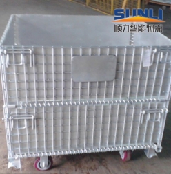 Folding storage cage